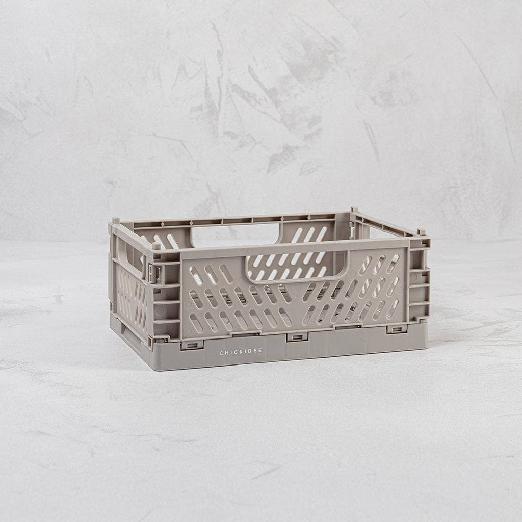Folding Storage Crate | Grey | Tiny
