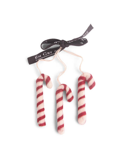 Candy Cane |Set of 3| Red & White