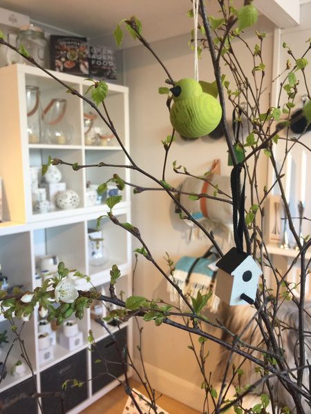 Wooden Bird - Hanging