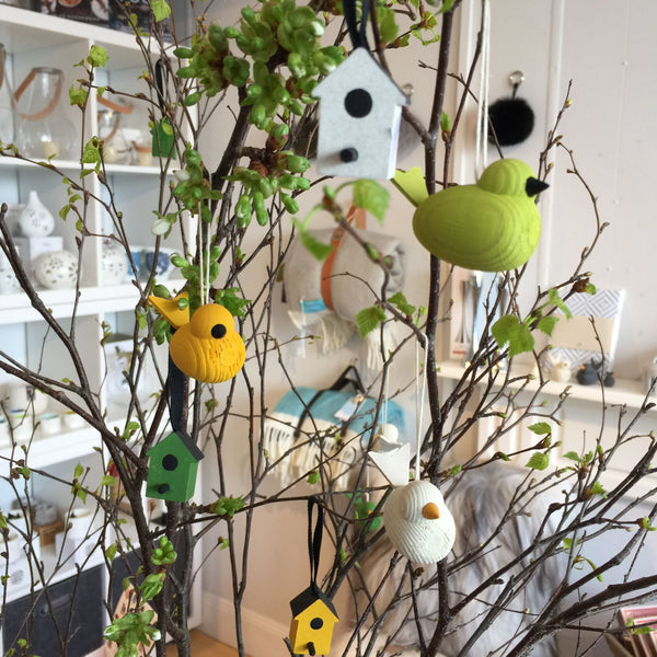 Wooden Bird - Hanging