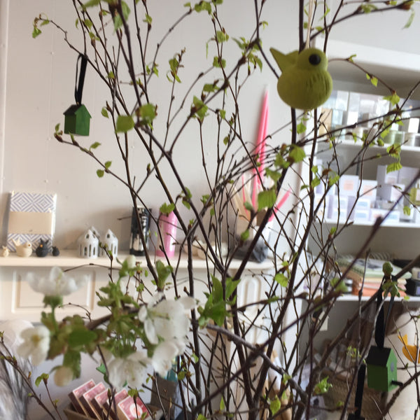 Wooden Bird - Hanging