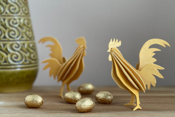 Rooster | Warm Yellow | 10 cm
