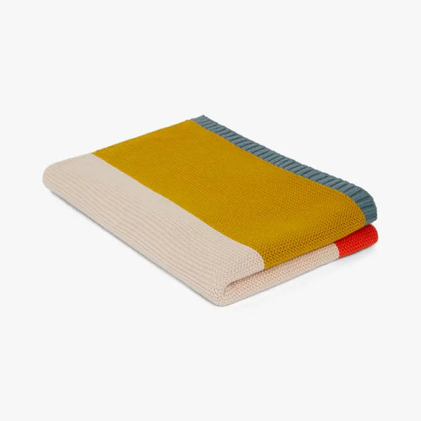 Baby Blanket | Cotton | Bright Stripe