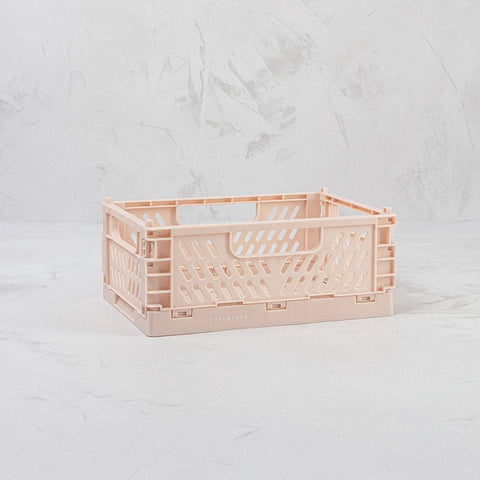 Folding Storage Crate |Tiny |Desert Blush