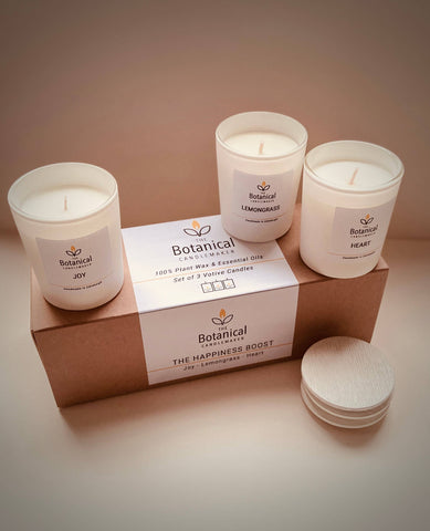 Set of 3 Votive Candles | The Happiness Boost
