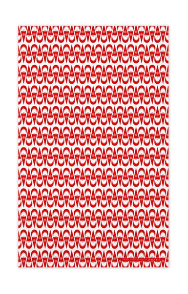 Tea towel & Dishcloth Bundle - Red Gnome (Tomte)